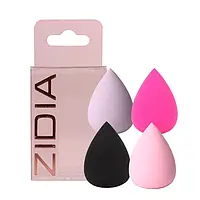 Спонж MakeUp Blender Sponge Water Drop "Venera" ZIDIA , 4 шт