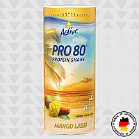 Inkospor Active Pro 80, смак манго 525 г, протеїни, молочний білок, сироватковий білок, яєчний білок