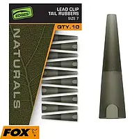Конусы FOX Naturals Size №7 Lead Clips Tail Rubbers