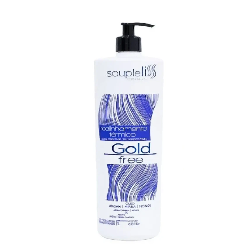 Нанопластика для кислотного випрямлення волосся SoupleLiss Gold Free (18010)