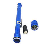Телескопічний ручний ліхтар BL-T91 світлодіодний з магнітними вставками маленький ліхтарик на батарейках, фото 5