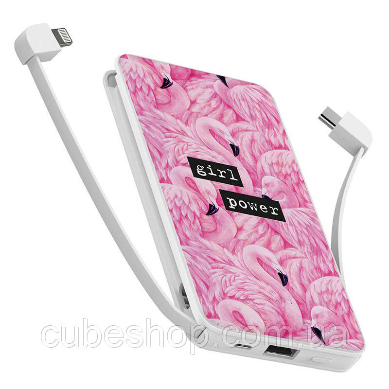 Повербанк (powerbank) "Фламінго" 10000 мА·год