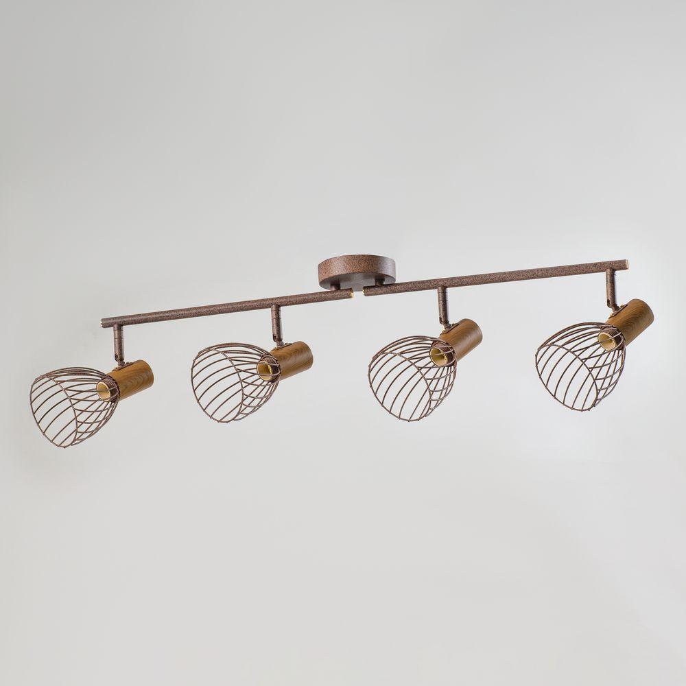 Люстра стельова на чотири плафони