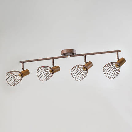 Люстра стельова на чотири плафони, фото 1