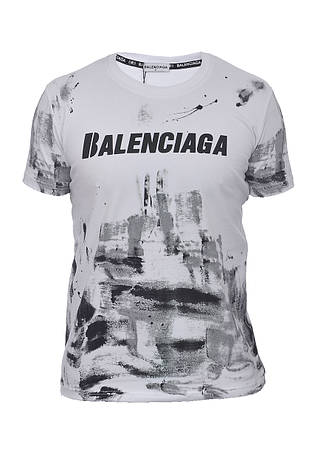 Футболка чоловіча Balenciaga 24-Y-247505 біла, фото 1
