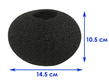 Змінна губка до аерліфтного фільтра в акваріум, Aqua Nova NSF-R380L., фото 2