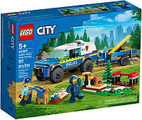 Блоковий конструктор LEGO City Мобільний майданчик для дресування поліцейських собак (60369)