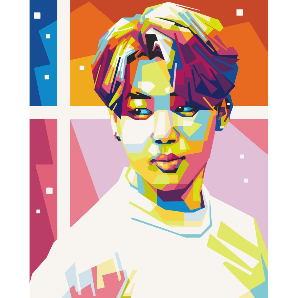 Картина за номерами 40х50 см. "JIMIN. ART PRINTS" АС10269