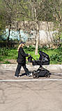 Універсальна коляска 2в1 El Camino Persona 1091-B, Black Art, фото 3