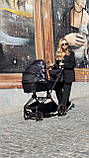 Універсальна коляска 2в1 El Camino Persona 1091-B, Black Art, фото 6
