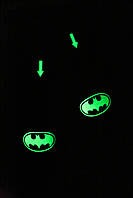 Мужские домашние тапочки Family Классические светящиеся в темноте Batman закрыты Черные