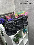 АКЦІЯ! Натуральна шкіра. Стильна чоловіча сумочка-органайзер з додатковими кишенями - 17х22 см (1795-4), фото 8