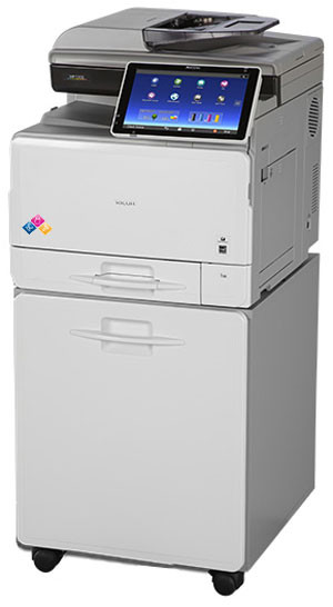 Ricoh Aficio MP C306ZSP кольоровий БФП в офіс. Принтер/сканер/копір/факс.