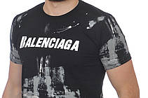 Футболка чоловіча Balenciaga 24-Y-247505 чорна, фото 6