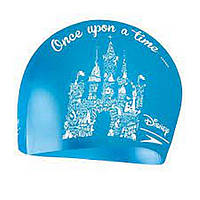 Шапка для плавания SLOGAN PRT CAP JU Speedo 8-08386F301 голубой, белый, OSFM, Time Toys