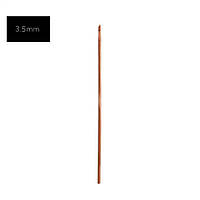 Крючок бамбуковый 3,5 мм для рукоделия, крючки для вязания, плетения и продевания шнуров.