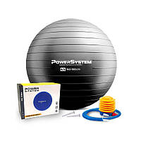 Мяч для фитнеса (фитбол) PRO Gymball Power System 4012BK-0 Black 65 см, Time Toys