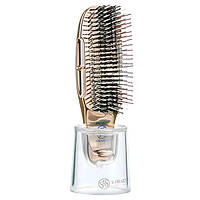 Японська розчіска для волосся Scalp Brush World Premium Short (шампань золото)