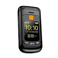 Кнопочный телефон Gzone F899 Black Touch dual screen, flip