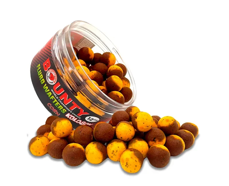 Насадка для риболовлі FLURO-вафтерс BOUNTY KOLOBOK CORN 12мм