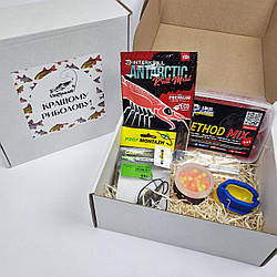 Подарунок для рибалки на день народження BOX-4 (методна ловля) Подарунок на день рибака
