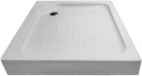 Душовий піддон Sansa SH-90BL 90х90х12 см квадратний дрібний акриловий