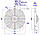 Вентилятор кондиціонера автобуса 280/310 мм з движком всмоктувальний 4410053 WST, фото 2