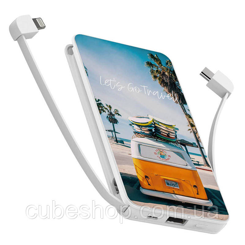 Повербанк (powerbank) "Подорожуй" 10000 мА·год