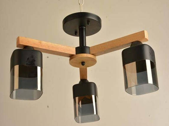 Люстра стельова на три плафони, фото 1