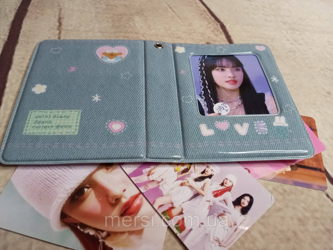 Біндер для фотокарток К-ПОП альбом для карток K-POP lomo card на 40+1 шт №43
