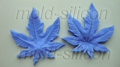 Сіліконовий вайнер "Лист платана / рицини"