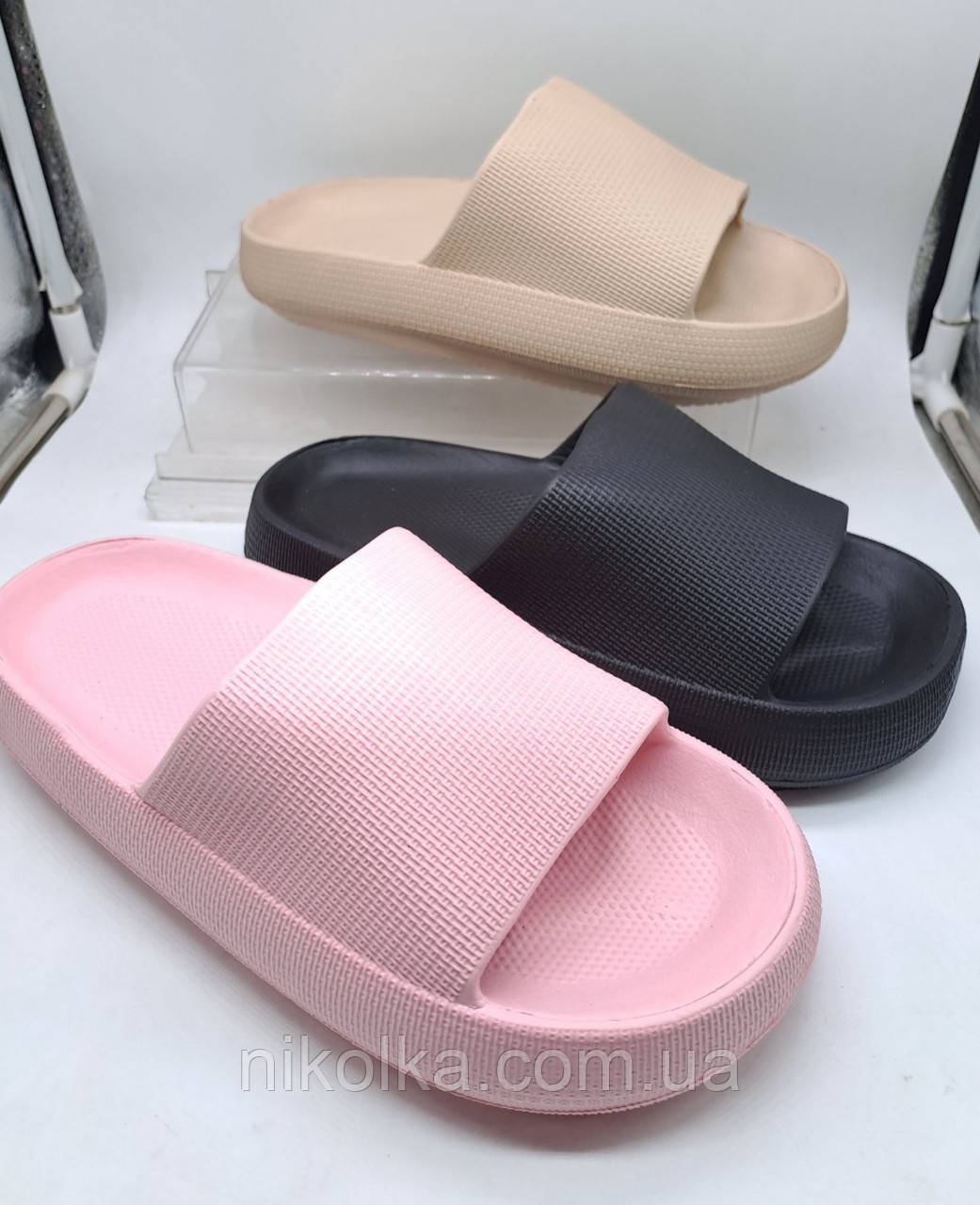 Шльопанці жіночі оптом, 36-41 рр.,  арт. 1625-1, фото 1