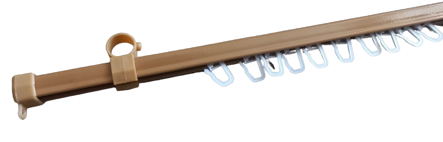 Карниз рейка для настінного карнизу 1,2 м ясен, фото 1