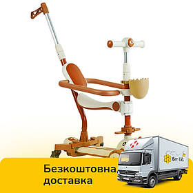 Самокат 5в1 (колеса PU 125х40мм зі світлом, платформа з підсвічуванням, музика, бампер) Skyper GL-09077