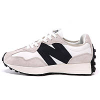 Мужские / женские кроссовки New Balance 327 Grey Black, серые замшевые кроссовки нью беленс беланс 327 NB 327