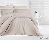 Страйп-сатиновое постельное белье 180х200 размер Турция LUXURY ST-1038