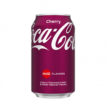 Напій газований Coca Cola ж/б 330мл Cherry