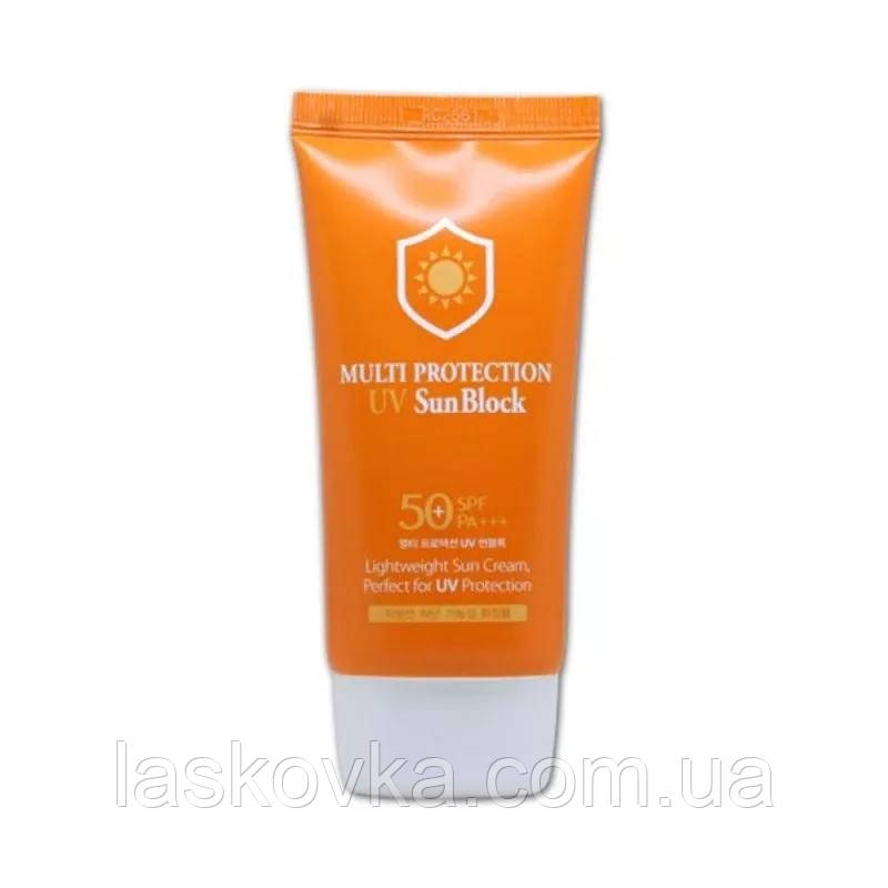 Сонцезахисний крем для обличчя 3W Clinic Multi Protection UV Sun Block SPF50 +/PA +++