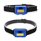 Ліхтарик на лобовий COB Red, фото 5