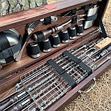 Подарунковий набір для шашлику в коробці, шампура на подарунок BS13 PUMA, фото 4