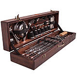 Подарунковий набір для шашлику в коробці, шампура на подарунок BS13 PUMA, фото 2