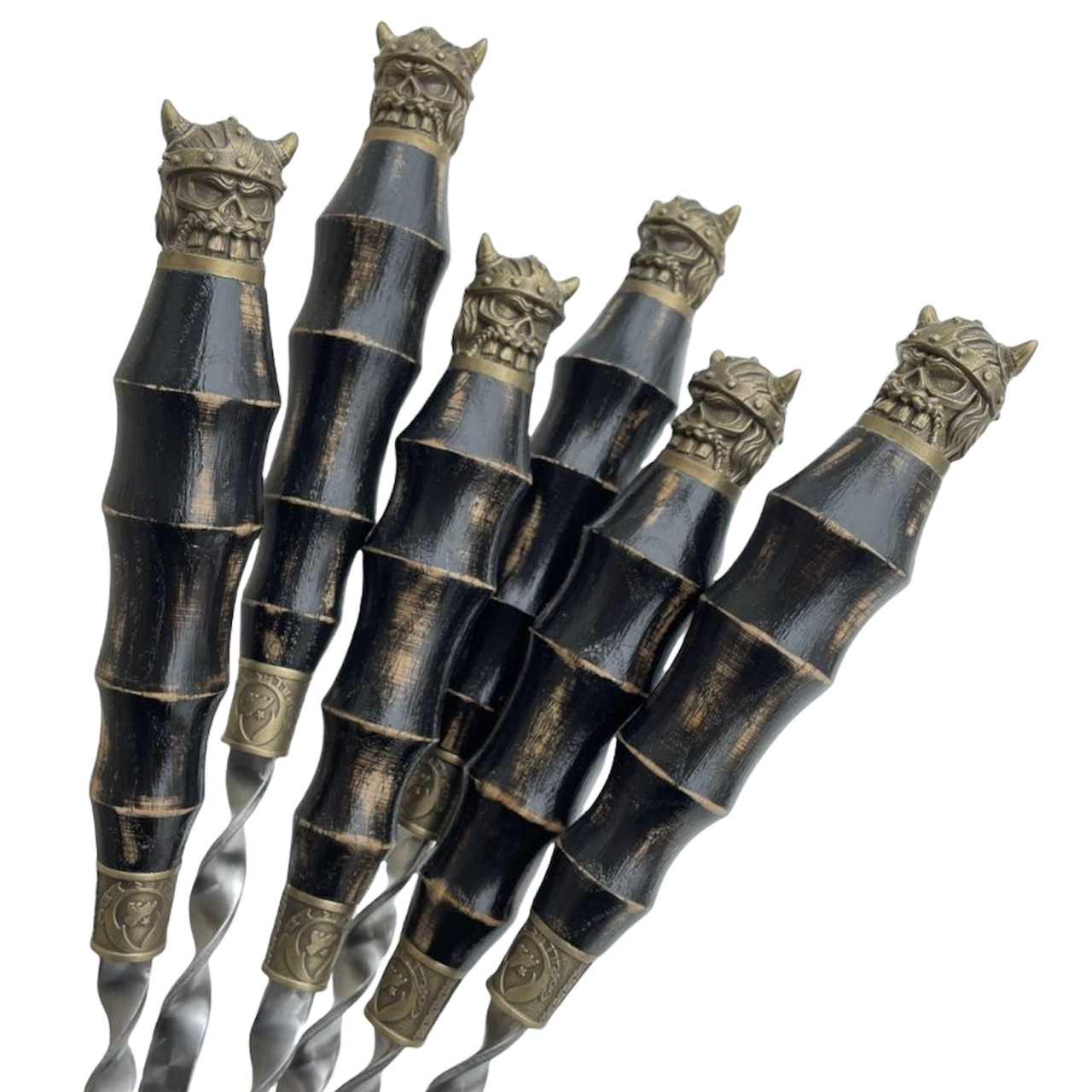 Шампур нержавійка 3мм Вікінг 50см Gorillas BBQ 1шт, фото 1