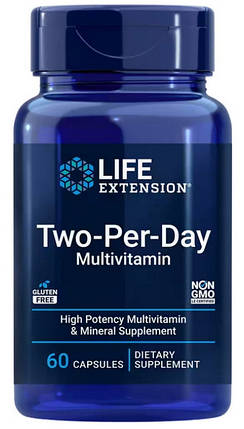 Мультивітаміни Life Extension Two-Per-Day Capsules 60 caps, фото 1