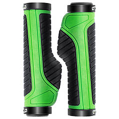 Анатомічні грипси West Biking 0804021 Green велосипедні ручки ергономічні