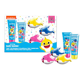 Дитячий набір для ванни Nickelodeon Baby Shark (шампунь, піна, 3 іграшки)