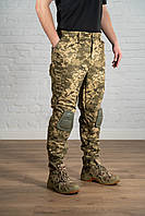 Штани з наколінниками всі піксель ріпстоп військові чоловічі pixel штани камуфляжні піксельні тактичні мм 14