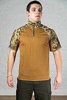 Убакс мм14 военный пиксель рип стоп камуфляж тактический летний Ubacs штурмовая рубашка пиксельная армейская