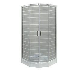 Душова кабіна Insana - Ida White P 92/5 W LN 90х90х205 мілкий піддон ( А0048481 )