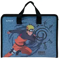 Папка-портфель на молнии Kite Naruto, 1 отделение, A4