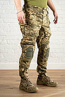 Штаны пиксель рипстоп мм14 с наколенниками летние тактические мужские брюки уставные армейские полевые зсу